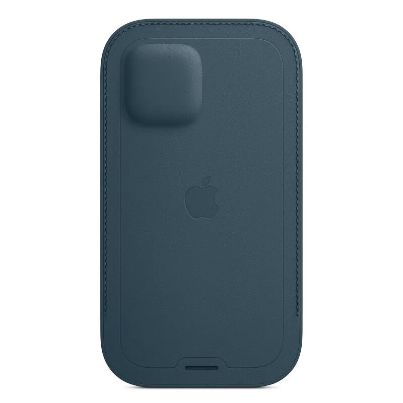 Comprehensive MagSafe leather case for iPhone 12 and iPhone Pro Blue