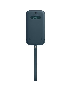 Comprehensive MagSafe leather case for iPhone 12 Pro MAX Baltic Blue