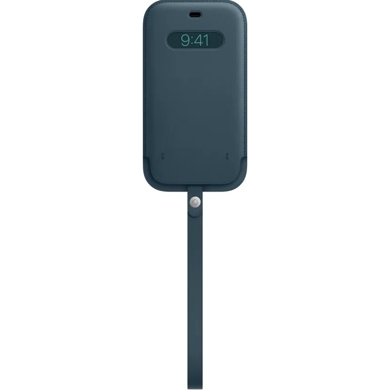 Funda integral de piel con MagSafe para el iPhone 12 Pro MAX Azul