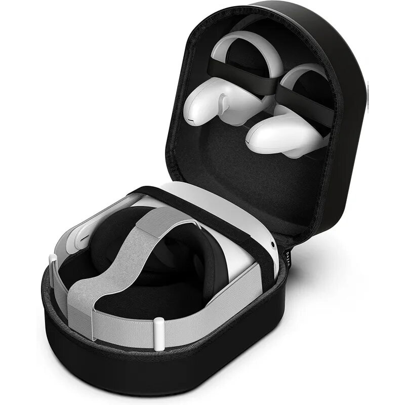 Case for Oculus Quest 2 V2 Black-TiendaCPU