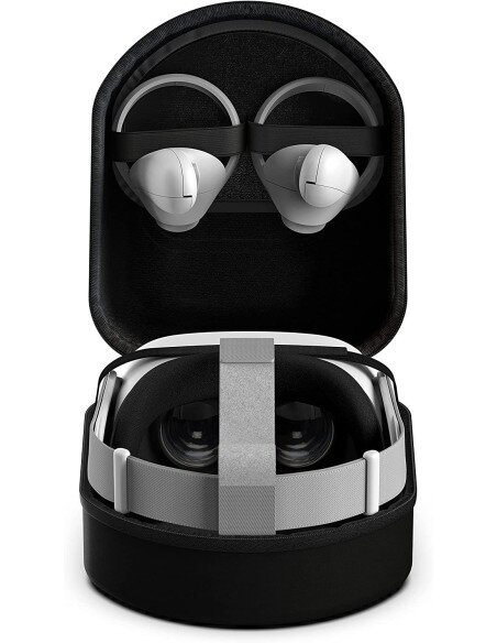 Case for Oculus Quest 2 V2 Black-TiendaCPU
