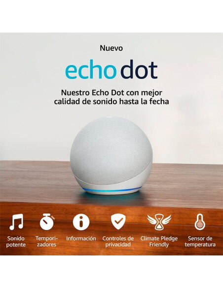 Comprar Amazon Echo Dot 5.ª Gen Blanco | Alexa - TiendaCPU