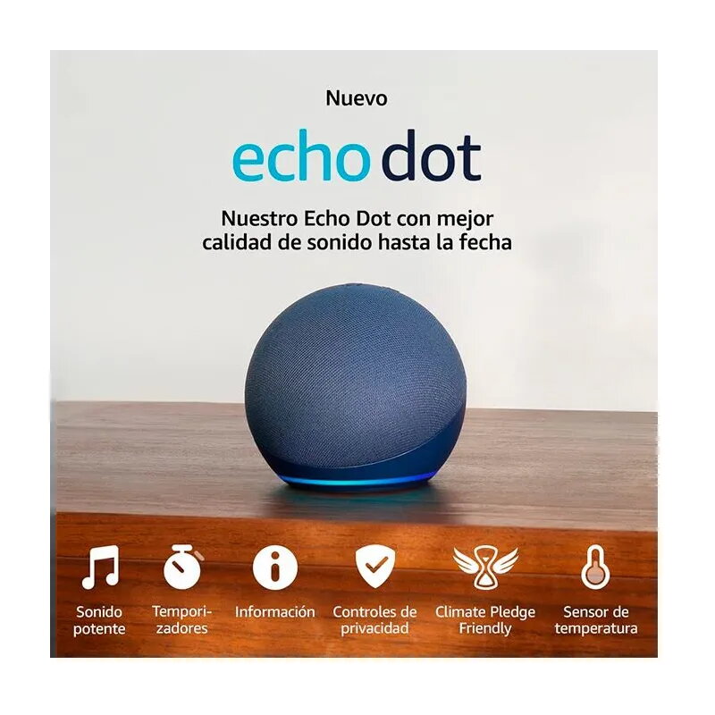 Comprar Amazon Echo Dot 5ª Generación Azul Marino | Altavoz con Alexa