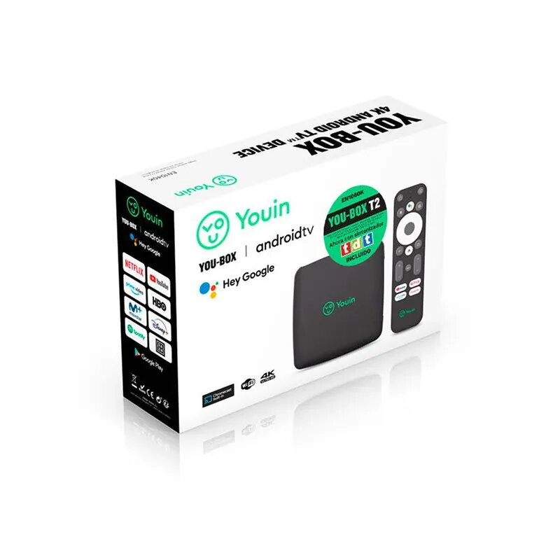 Android TV 4K EN1060K Media Player Youin - TiendaCPU