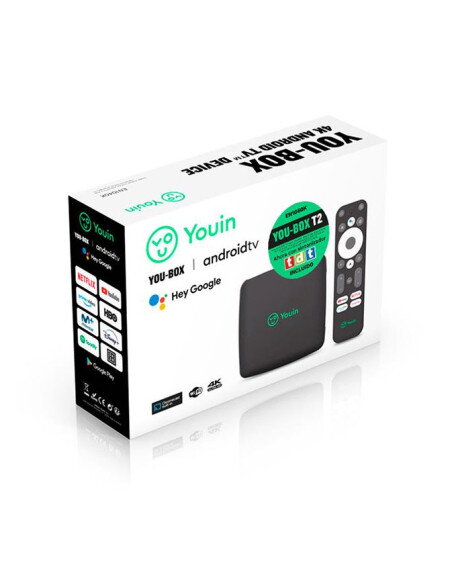 Android TV 4K EN1060K Media Player Youin - TiendaCPU