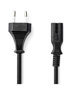 Buy Nedis Power Cord Euro to C7 | 1m Figure 8 Cable for TV - TiendaCPU