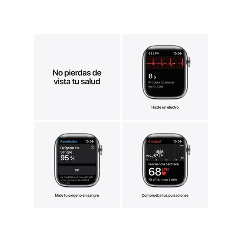 Smartwatches Apple Watch S7 41mm LTE Stainless Steel Case Silver