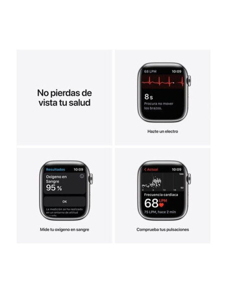 Smartwatches Apple Watch S7 41mm LTE Stainless Steel Case Silver