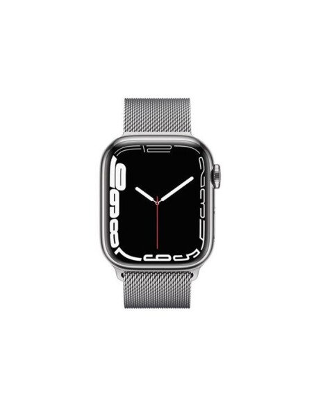 Smartwatches Apple Watch S7 41 mm LTE Caja de acero inoxidable Plata