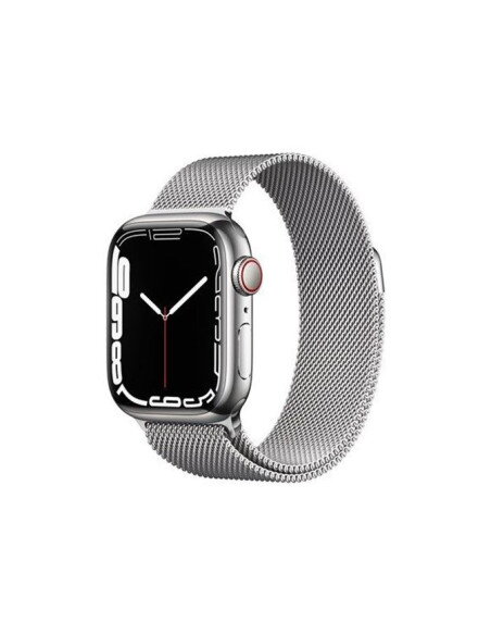 Smartwatches Apple Watch S7 41 mm LTE Caja de acero inoxidable Plata