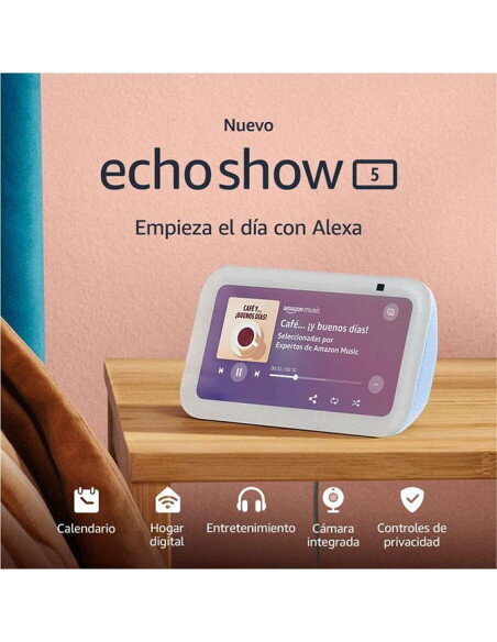 Smart Speaker Amazon Echo Show 5 (3rd Gen) Grey - TiendaCPU
