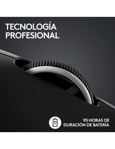 Logitech G Pro X Superlight 2 Black – Ratón gaming inalámbrico profesi
