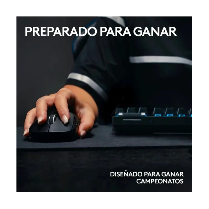 Logitech G Pro X Superlight 2 Black – Ratón gaming inalámbrico profesi