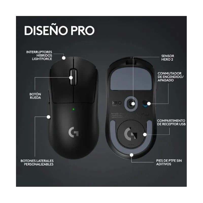 Logitech G Pro X Superlight 2 Wireless Gaming Mouse – Black | Pro Espo