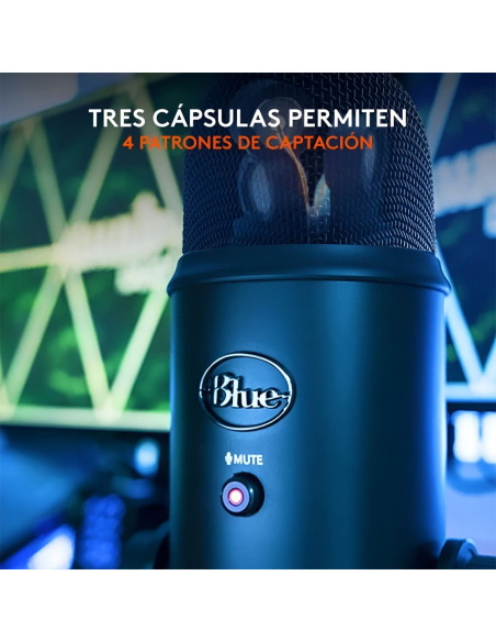 Buy Logitech Blue Yeti USB Microphone Black | Studio Quality