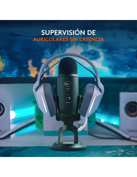 Buy Logitech Blue Yeti USB Microphone Black | Studio Quality