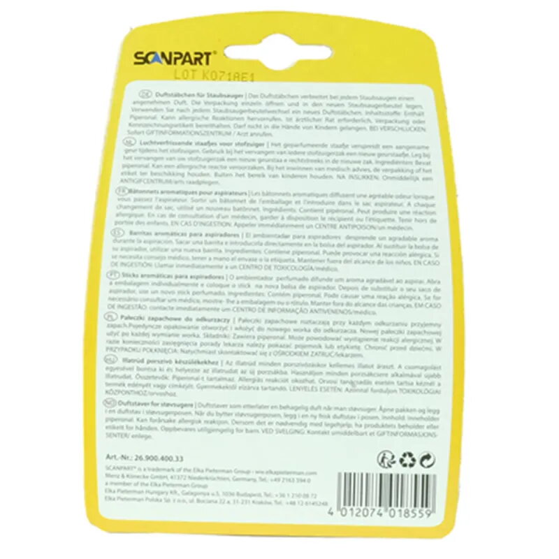 Ambientador stick vainilla | Accesorio de aspiradora - TiendaCPU
