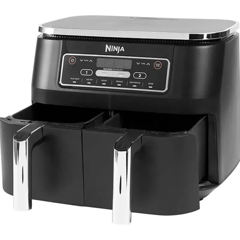 Ninja AF300EU Freidora de aire doble 2400 W 7,6 L | 6 modos