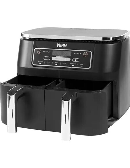 Ninja AF300EU Freidora de aire doble 2400 W 7,6 L | 6 modos