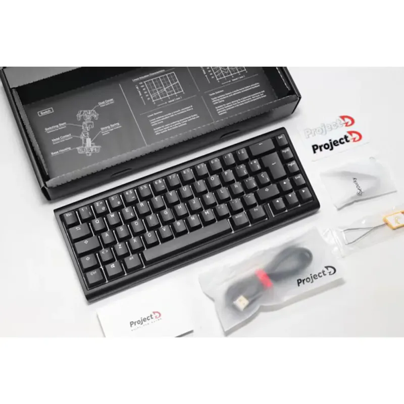 Ducky Tinker65 65% RGB Black MX-Red (ES)