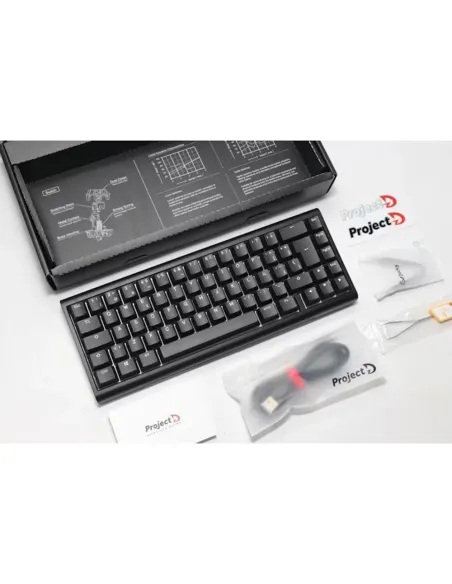 Ducky Tinker65 65% RGB Black MX-Red (ES)