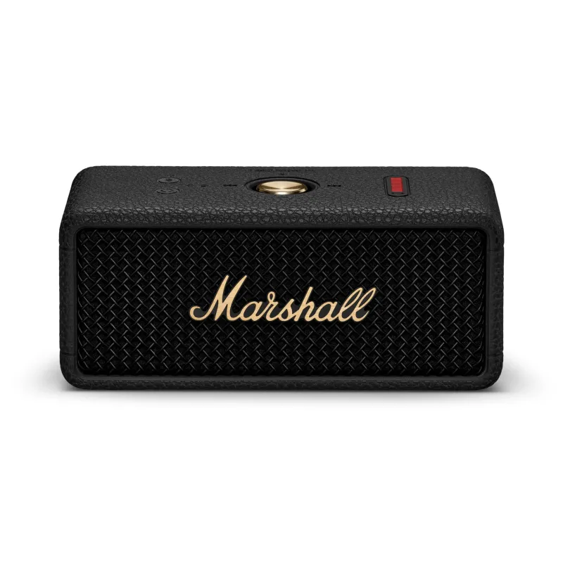 Altavoz Bluetooth portátil inalámbrico Marshall Emberton III IP67 Negro y latón