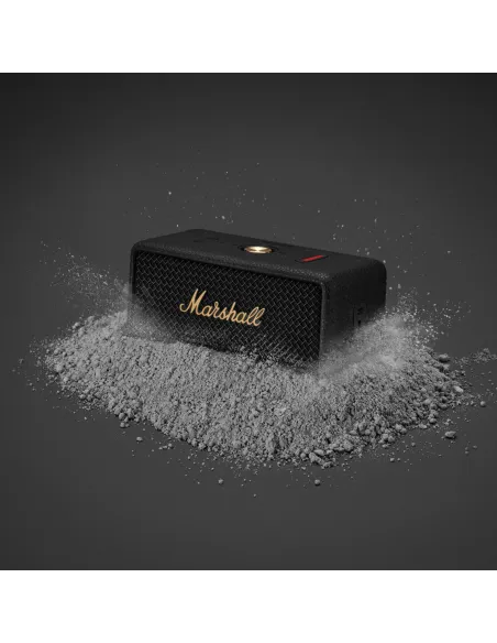 Altavoz Bluetooth portátil inalámbrico Marshall Emberton III IP67 Negro y latón