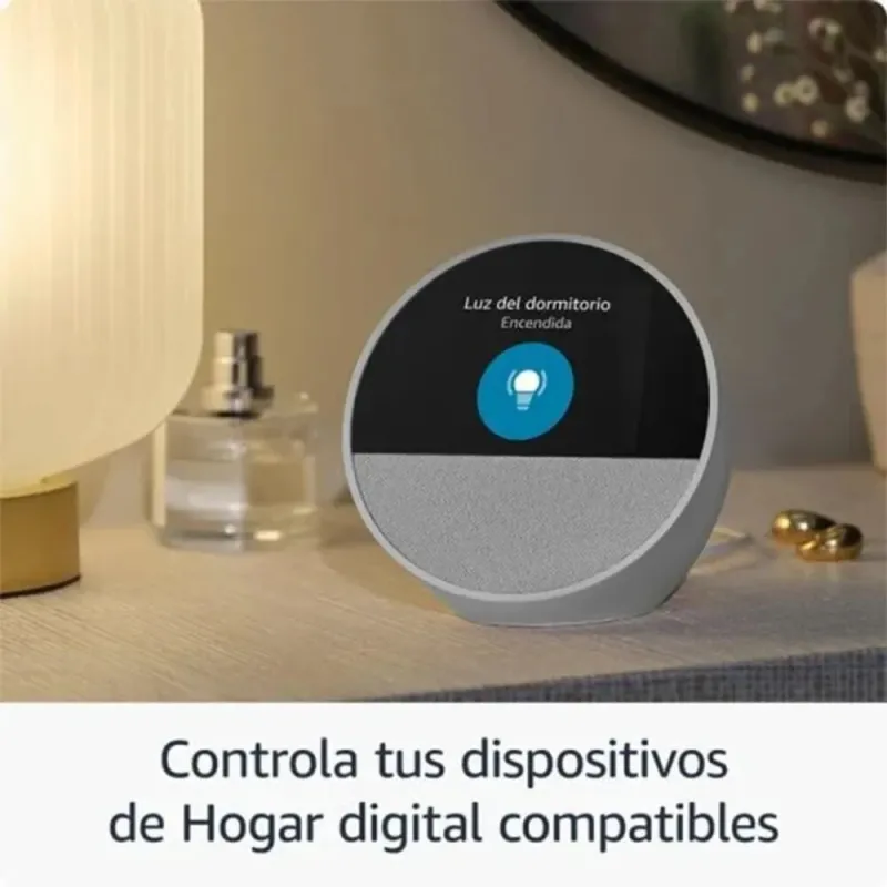 Amazon Echo Spot (2024) Blue – Smart Alarm Clock with Alexa