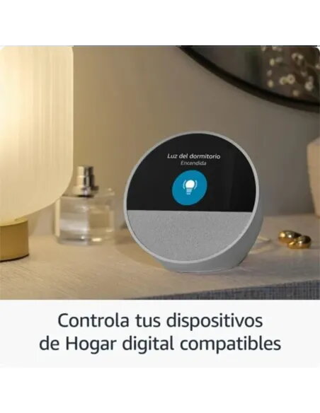Amazon Echo Spot (2024) Blue – Smart Alarm Clock with Alexa