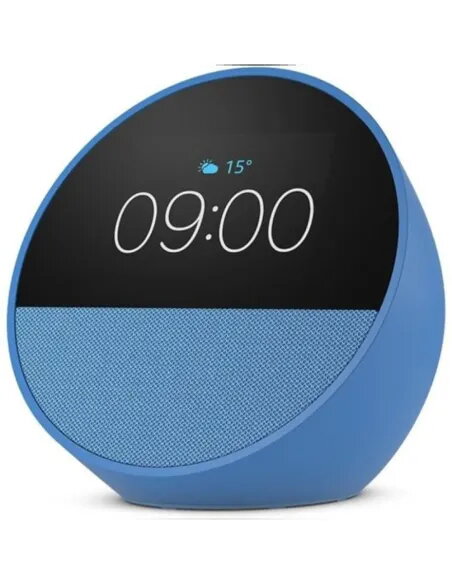 Amazon Echo Spot (2024) Blue – Smart Alarm Clock with Alexa