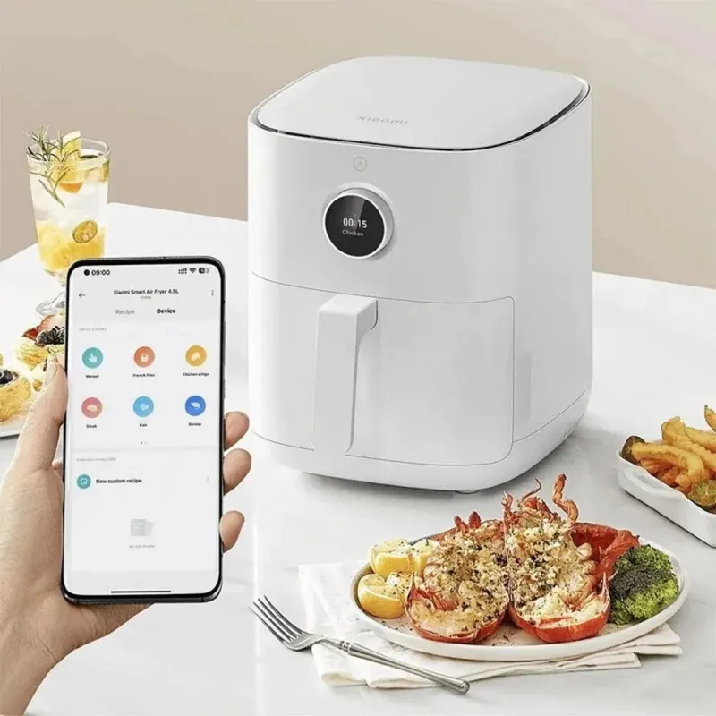 Xiaomi Smart Air Fryer 6.5L Blanca | Freidora de Aire - TiendaCPU