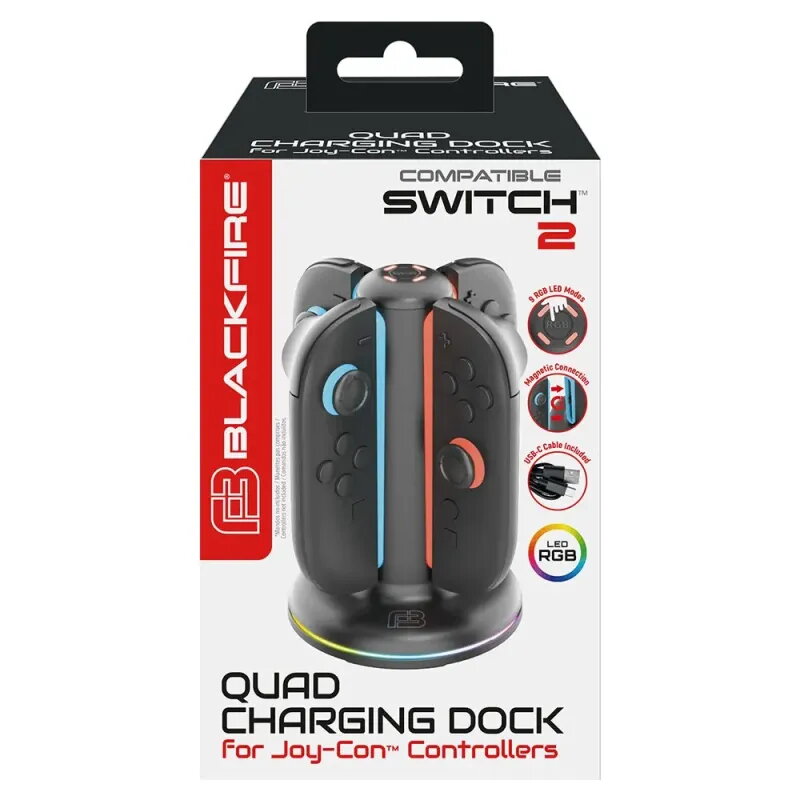 Comprar Blackfire Soporte de Carga para 4 JOY-CON de Switch 2