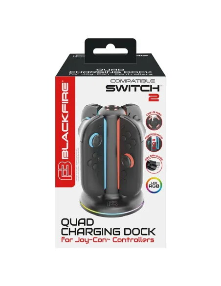 Comprar Blackfire Soporte de Carga para 4 JOY-CON de Switch 2