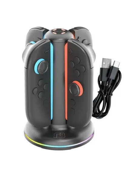 Blackfire Soporte de Carga para 4 JOY-CON de Switch 2