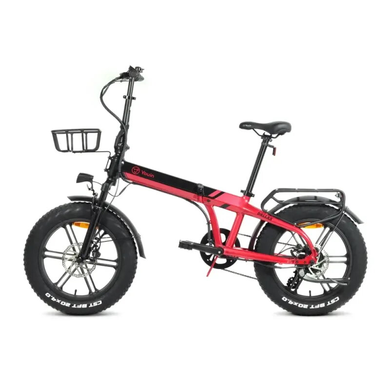 Electric Bike E-Bike FAT Youin DALLAS RED