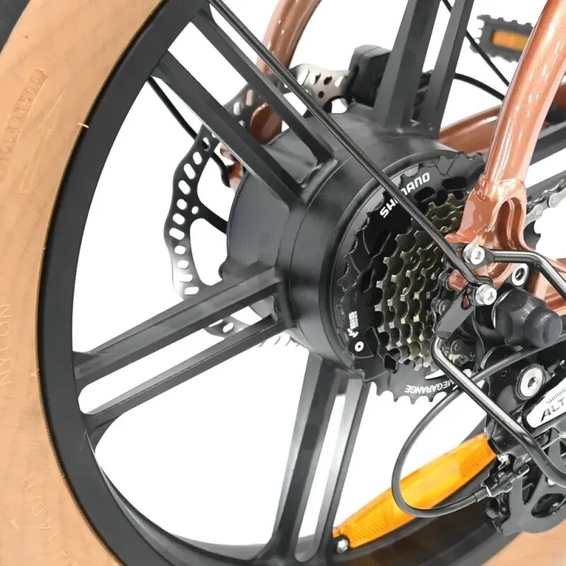 Bicicleta Electrica E-Bike FAT Youin DALLAS COPPER