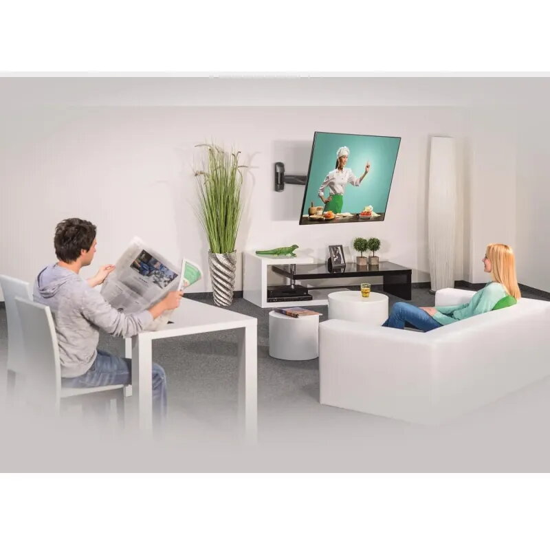 Soporte TV Pared 200x200 Fullmotion 1 Brazo 19´´- 48´´ Negro