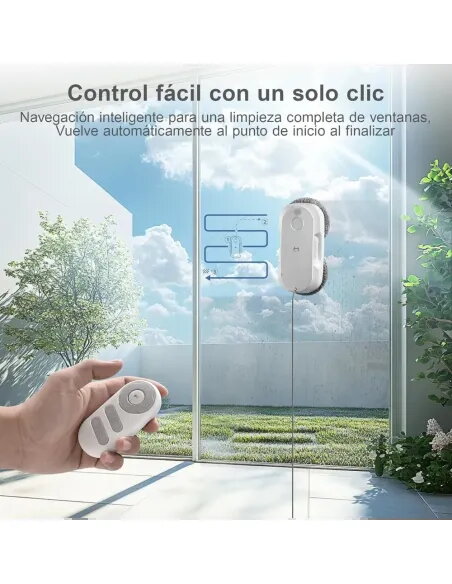 HUTT DDC56 Robot limpiacristales pulverización ultrasónica - TiendaCPU