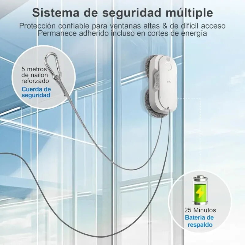 HUTT DDC56 Robot limpiacristales pulverización ultrasónica - TiendaCPU