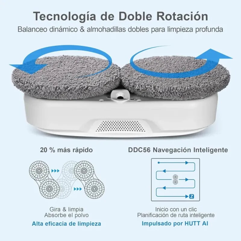 HUTT DDC56 Robot limpiacristales pulverización ultrasónica - TiendaCPU