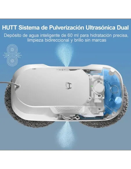 HUTT DDC56 Robot limpiacristales pulverización ultrasónica - TiendaCPU