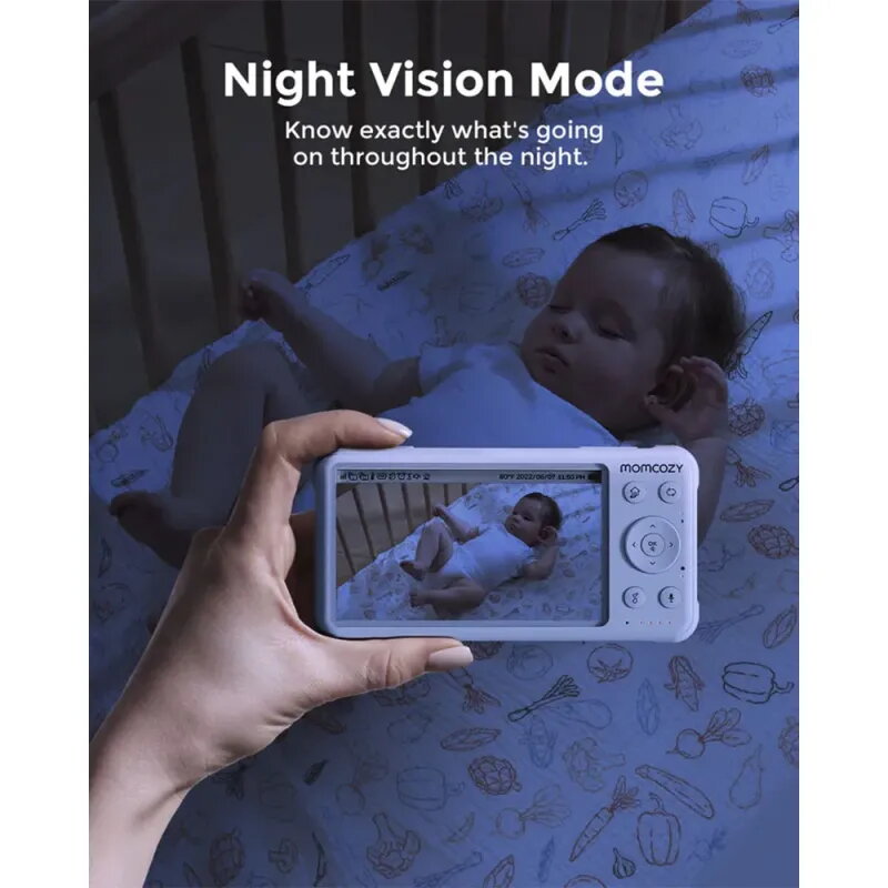 Buy Momcozy BM01 5" HD Baby Monitor | 1080p 360° Camera