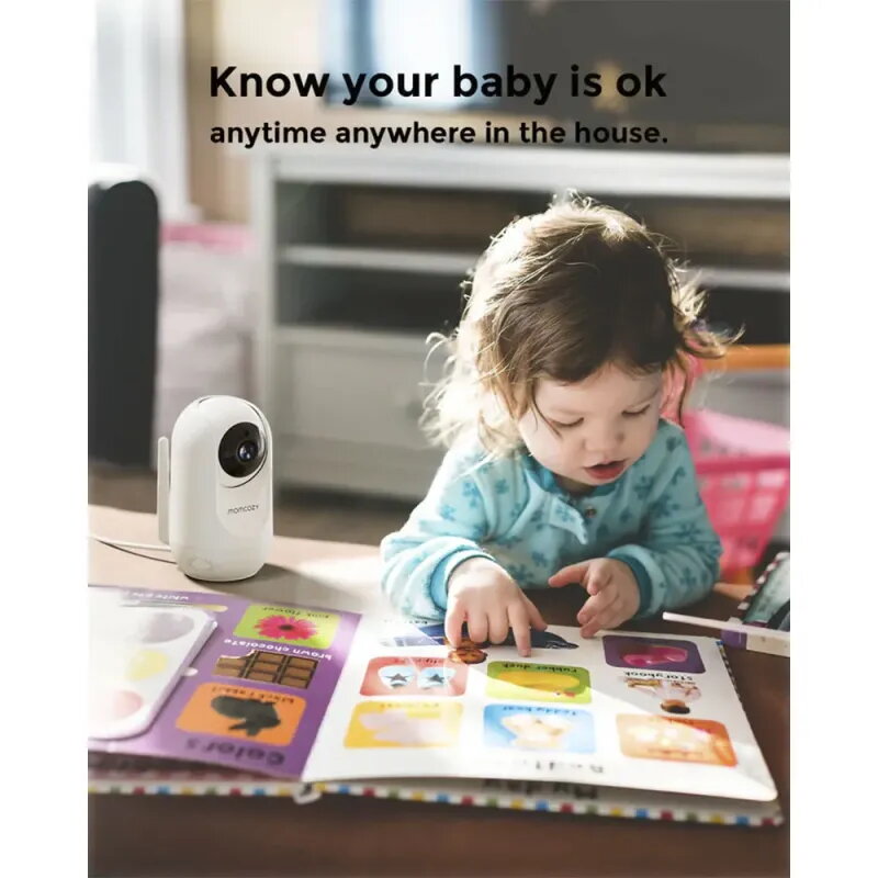 Buy Momcozy BM01 5" HD Baby Monitor | 1080p 360° Camera