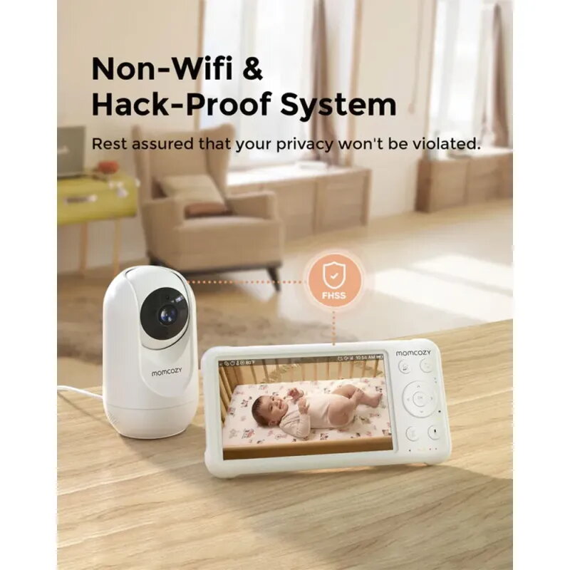 Buy Momcozy BM01 5" HD Baby Monitor | 1080p 360° Camera