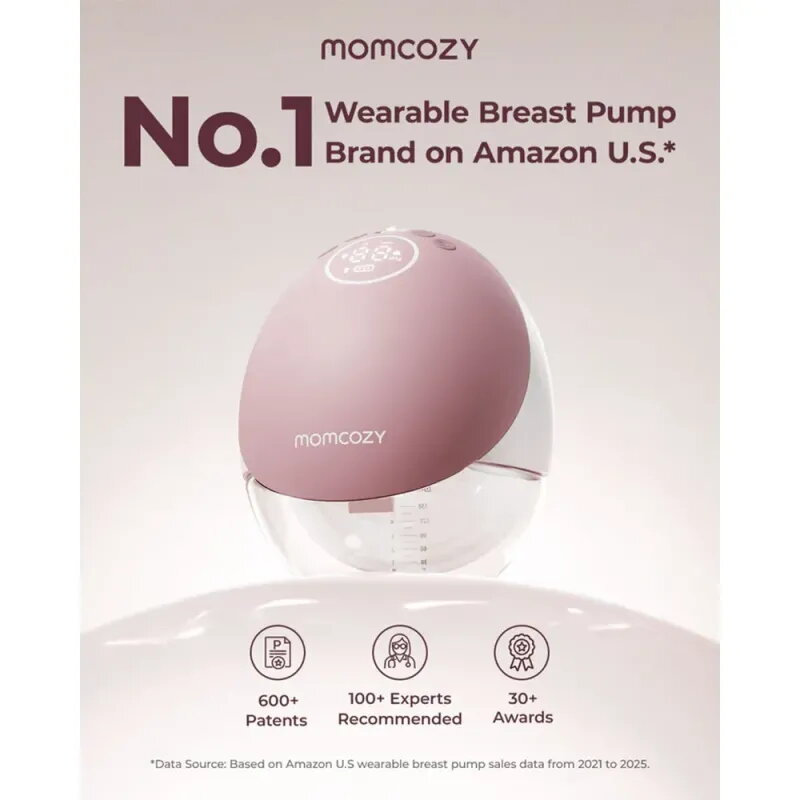 Buy Momcozy M9 Single Breast Pump Red | App Control -300mmHg