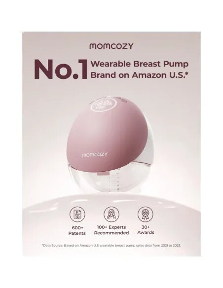 Buy Momcozy M9 Single Breast Pump Red | App Control -300mmHg