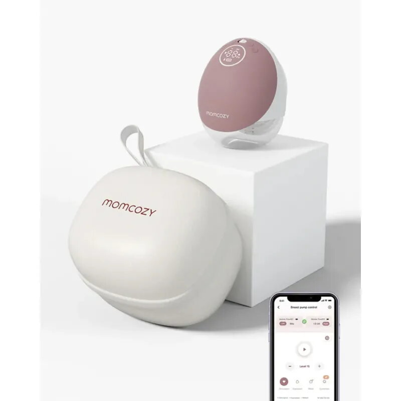 Buy Momcozy M9 Single Breast Pump Red | App Control