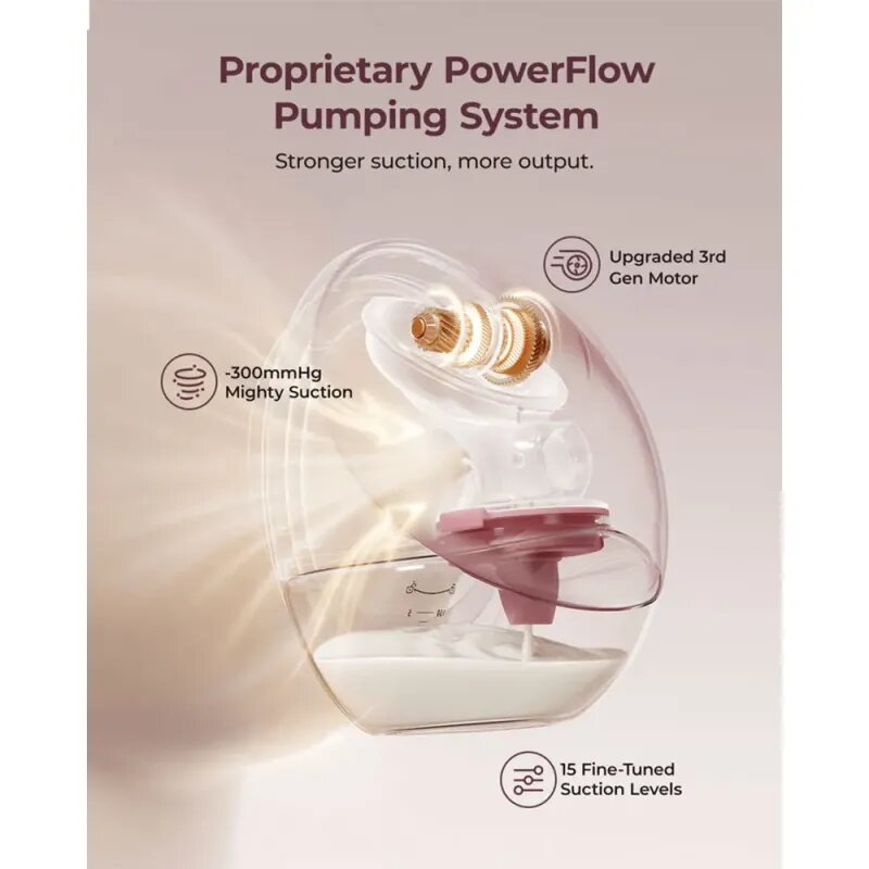 Buy Momcozy M9 Single Breast Pump Red | App Control