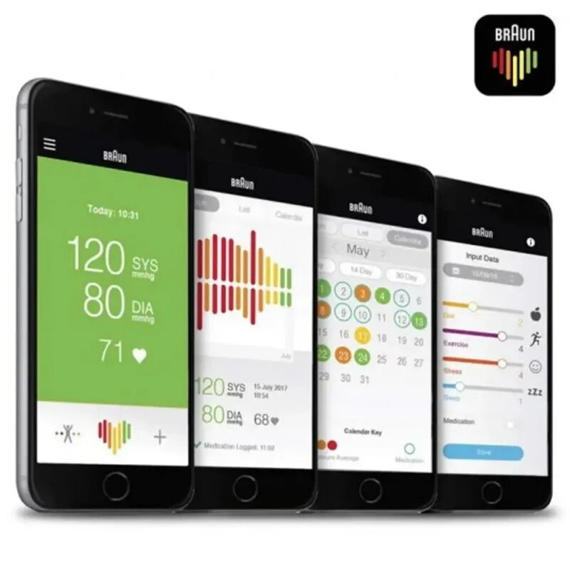 Braun ExactFit 5 Connect | Smart Arm Blood Pressure Monitor App