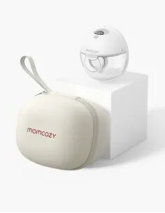 Momcozy M5 Wearable Breast Pump Grey | Hands-Free Mobile Style